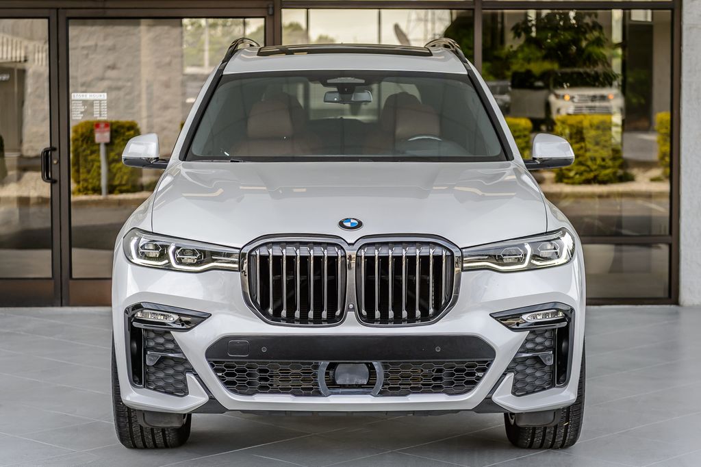 2022 BMW X7 X7 40i xDRIVE M SPORT WHITE ON BROWN NAV PANO ROOF BACKUP CAM - 23021740 - 4