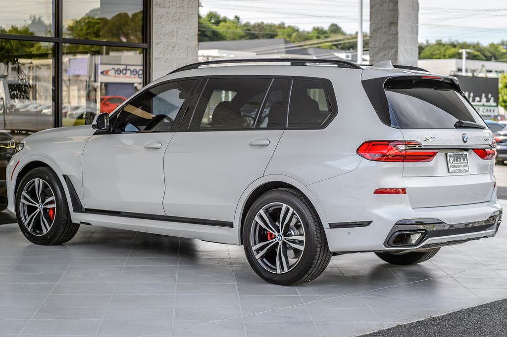 2022 BMW X7 X7 40i xDRIVE M SPORT WHITE ON BROWN NAV PANO ROOF BACKUP CAM - 23021740 - 6