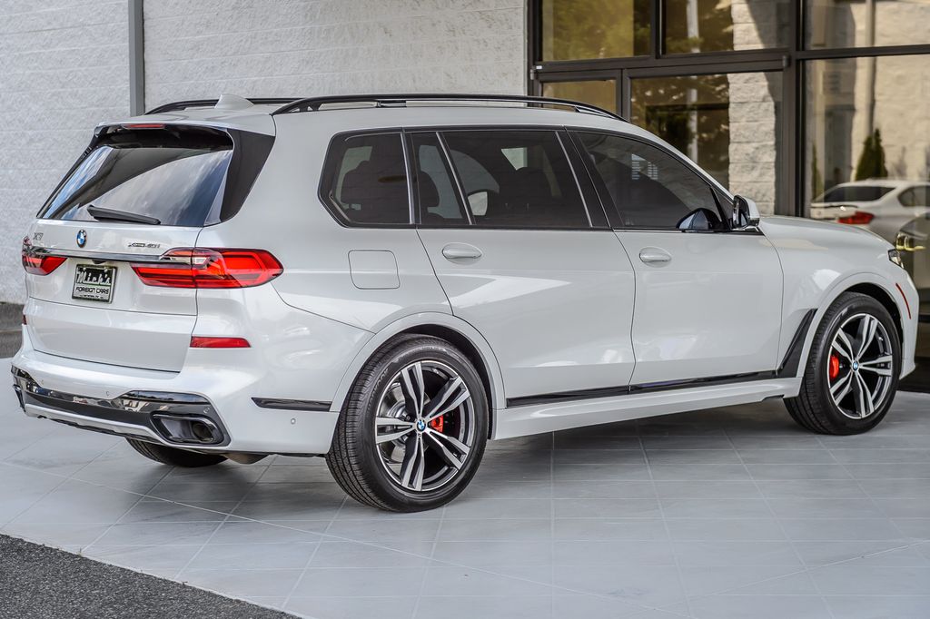 2022 BMW X7 X7 40i xDRIVE M SPORT WHITE ON BROWN NAV PANO ROOF BACKUP CAM - 23021740 - 8