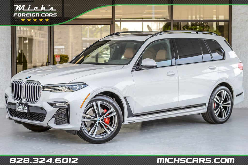 2022 BMW X7 X7 40i xDRIVE M SPORT WHITE ON BROWN NAV PANO ROOF BACKUP CAM - 23022502 | Video 1
