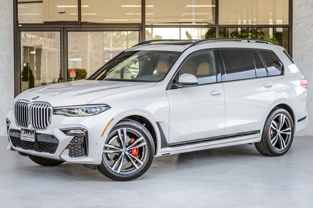 2022 BMW X7 X7 40i xDRIVE M SPORT WHITE ON BROWN NAV PANO ROOF BACKUP CAM - 23022502 - 1