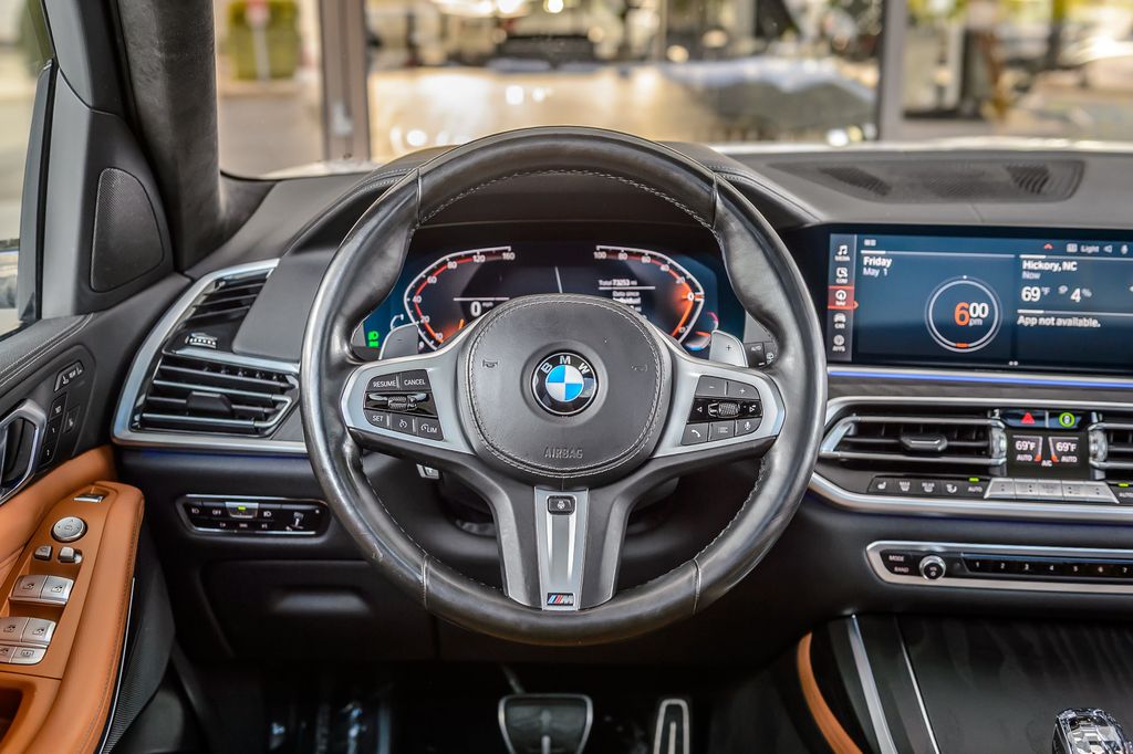 2022 BMW X7 X7 40i xDRIVE M SPORT WHITE ON BROWN NAV PANO ROOF BACKUP CAM - 23022502 - 28