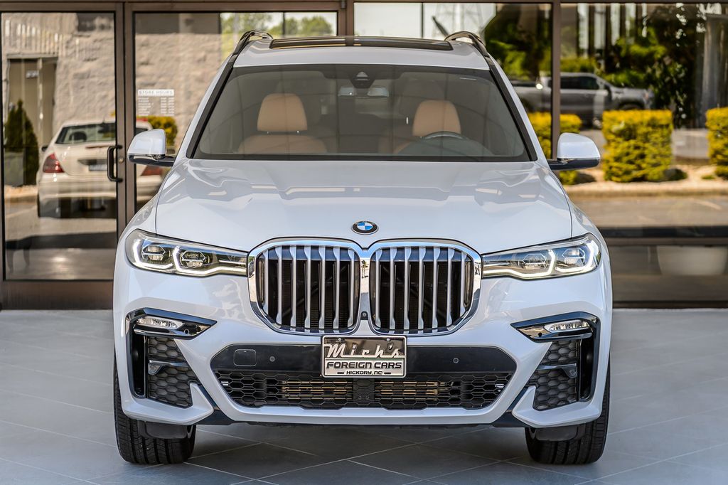2022 BMW X7 X7 40i xDRIVE M SPORT WHITE ON BROWN NAV PANO ROOF BACKUP CAM - 23022502 - 4