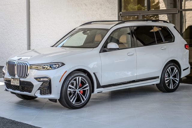 2022 BMW X7 X7 40i xDRIVE M SPORT WHITE ON BROWN NAV PANO ROOF BACKUP CAM - 23022502 - 5