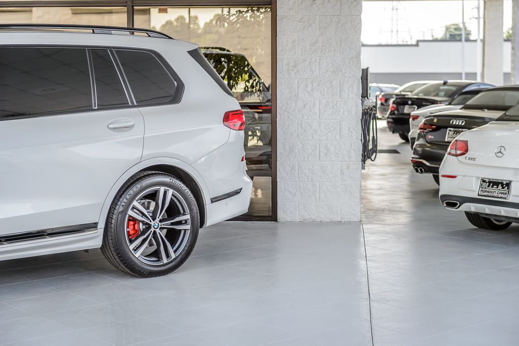 2022 BMW X7 X7 40i xDRIVE M SPORT WHITE ON BROWN NAV PANO ROOF BACKUP CAM - 23022502 - 60
