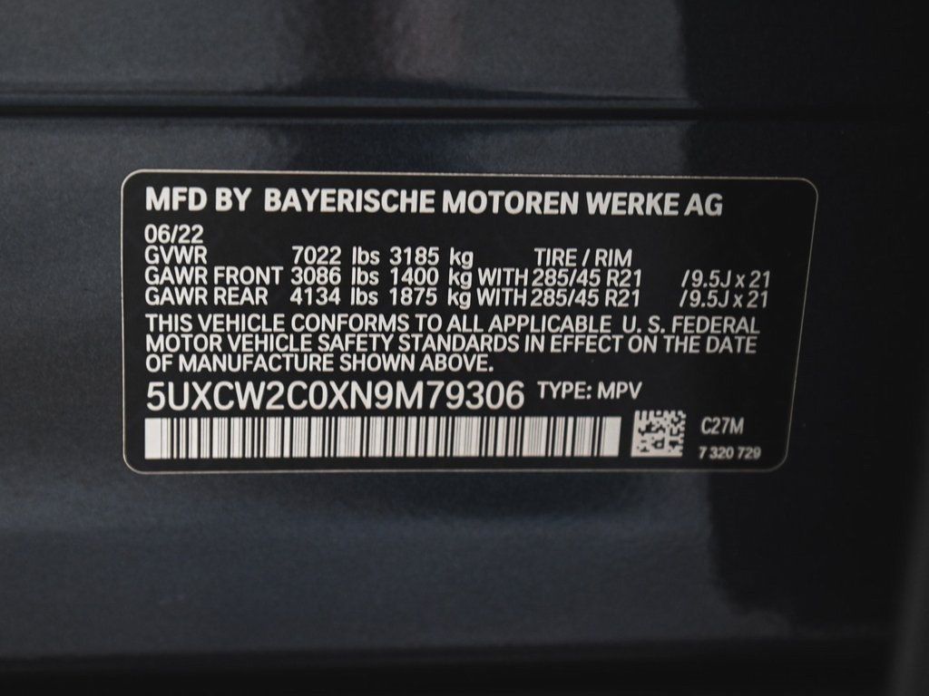 2022 Bmw X7 xDrive40i photo 16