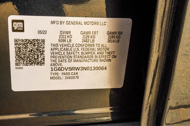 2022 Cadillac CT5-V 4dr Sedan - 23014921 - 42