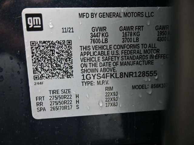 2022 Cadillac Escalade 4WD 4dr Sport - 23037046 - 8