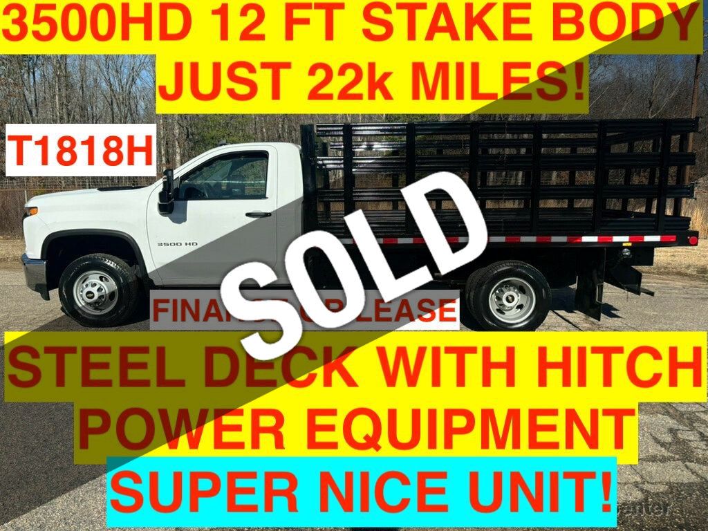 2022 Chevrolet 3500HD HEAVY SPEC JUST 22k MILES 12 FT STEEL DECK! GM FACTORY POWERTRAIN WARRANTY TILL 3/27! - 22979286 | Video 1