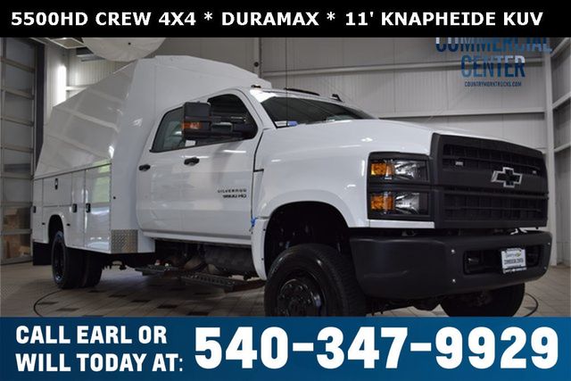 2022 Chevrolet 5500HD CREW 4X4 5500HD CREW 4X4 * DURAMAX * 11' KNAPHEIDE UTILITY * 1 OWNER - 22855497 | Video 1
