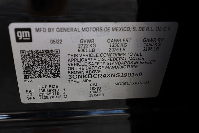 2022 CHEVROLET BLAZER FWD 4dr LT w/2LT - 23096518 - 34