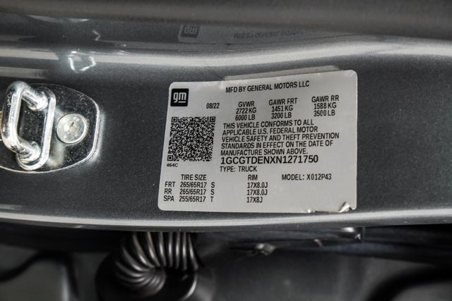 2022 Chevrolet Colorado 4WD Crew Cab 128" Z71 - 23099294 - 41