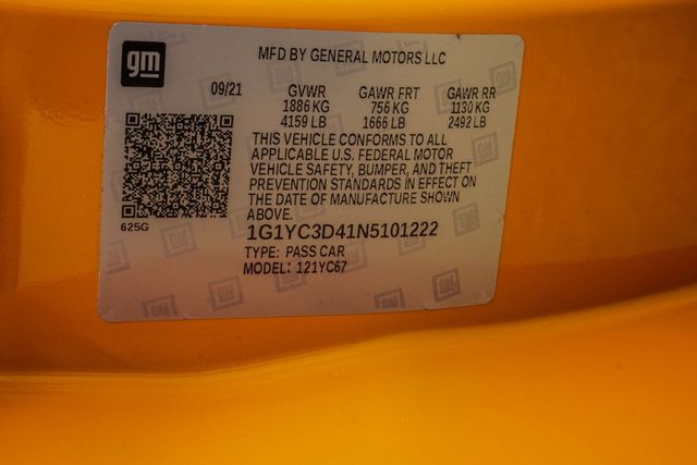 2022 Chevrolet Corvette 2dr Stingray Convertible w/3LT - 23033338 - 49