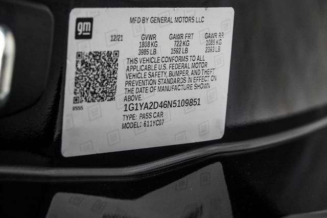 2022 Chevrolet Corvette 2dr Stingray Coupe w/1LT - 23070939 - 46