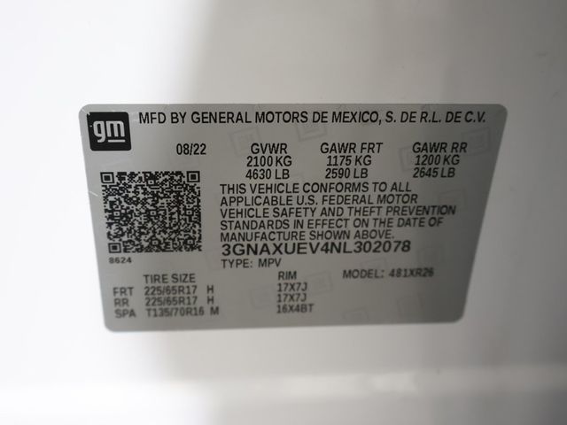 2022 Chevrolet Equinox AWD 4dr LT w/1LT - 22964102 - 47