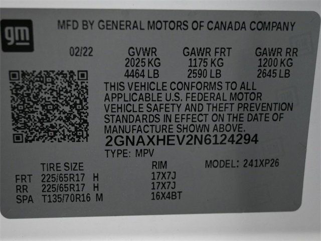 2022 Chevrolet Equinox FWD 4dr LS w/1LS - 22921164 - 4