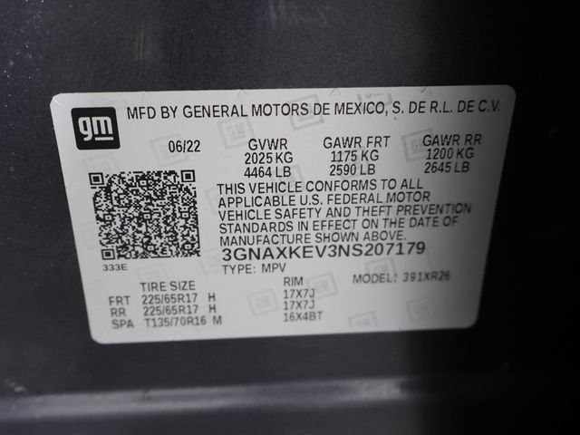 2022 Chevrolet Equinox FWD 4dr LT w/1LT - 22917923 - 50