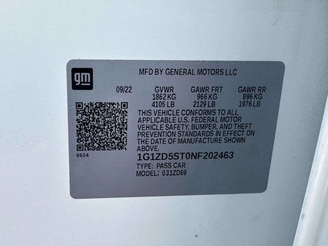 2022 Chevrolet Malibu 4dr Sedan LT - 22983733 - 20