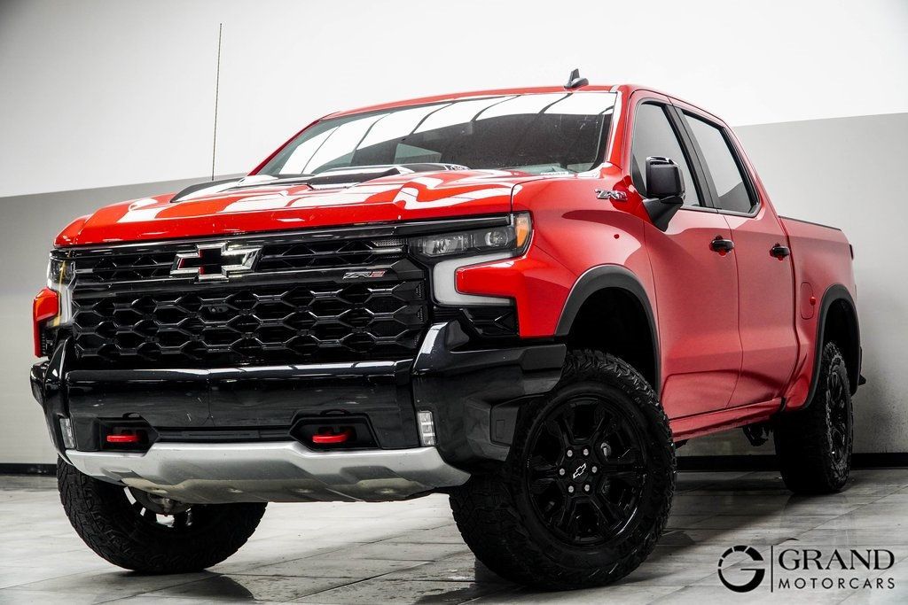 Used 2022 Chevrolet Silverado 1500 ZR2 with VIN 3GCUDHELXNG677910 for sale in Kennesaw, GA