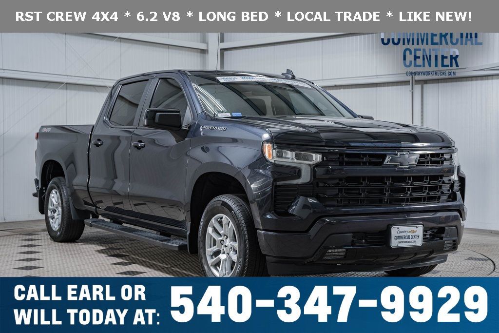 Used 2022 Chevrolet Silverado 1500 RST with VIN 1GCUDEELXNZ519209 for sale in Warrenton, VA