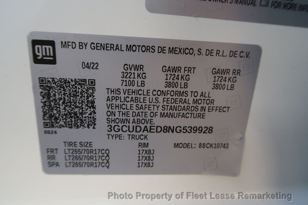 2022 Chevrolet Silverado 1500 Silverado 1500 4WD Crew Cab LWB - 23004891 - 13