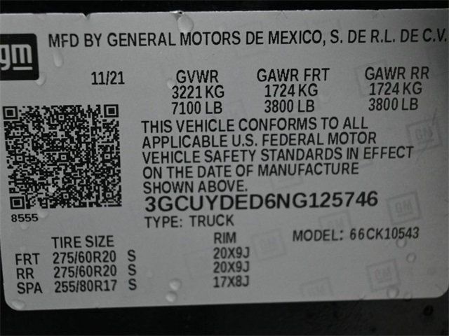 2022 Chevrolet Silverado 1500 LTD 4WD Crew Cab 147" LT w/1LT - 22941833 - 6