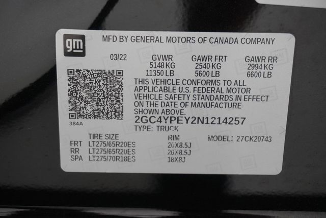 2022 Chevrolet Silverado 2500HD 4WD Crew Cab 159" LTZ - 22938423 - 30