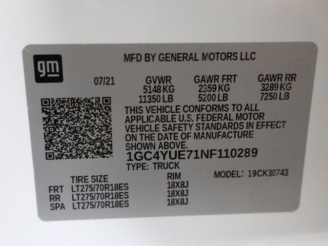 2022 Chevrolet Silverado 3500HD 4WD Crew Cab 159" LTZ - 23021647 - 61