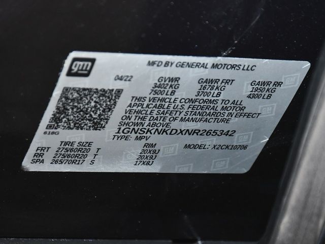 2022 Chevrolet Tahoe LT - 22920973 - 15