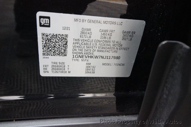 2022 Chevrolet Traverse AWD 4dr LT Leather - 23048319 - 33
