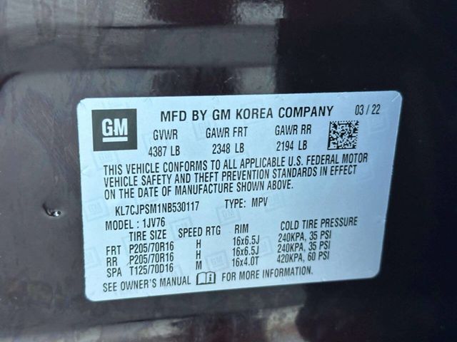 2022 Chevrolet Trax AWD 4dr LT - 23042479 - 20