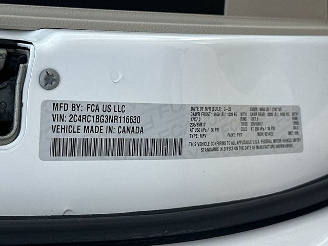 2022 Chrysler Pacifica Touring L FWD - 23008806 - 21