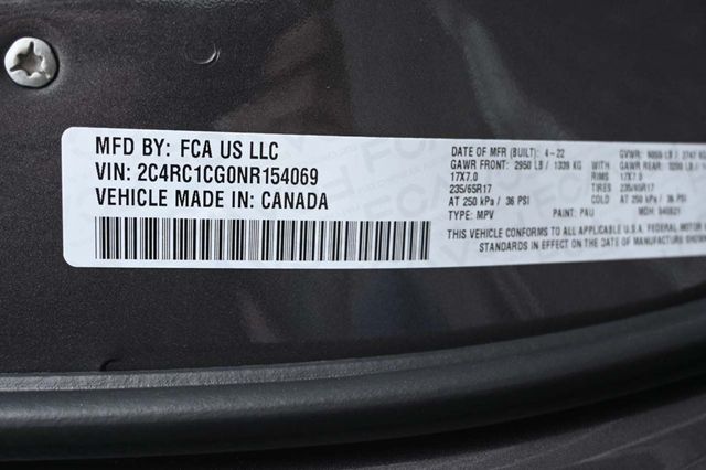 2022 Chrysler Voyager LX Mobility Handicap Van - 22922594 - 35