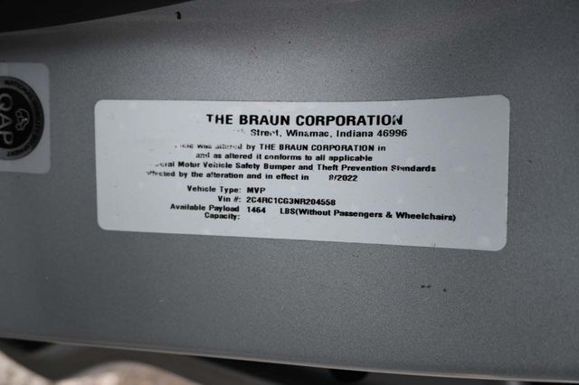 2022 Chrysler Voyager LX Mobility Handicap Van - 22991091 - 32