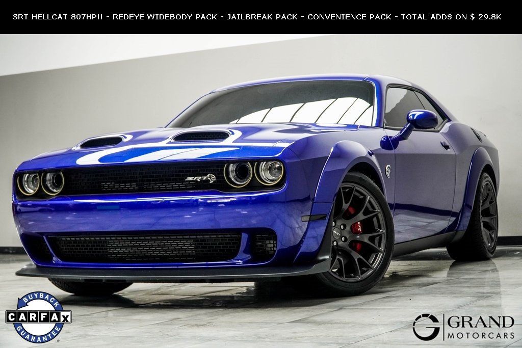 Used 2022 Dodge Challenger SRT with VIN 2C3CDZL95NH163864 for sale in Kennesaw, GA