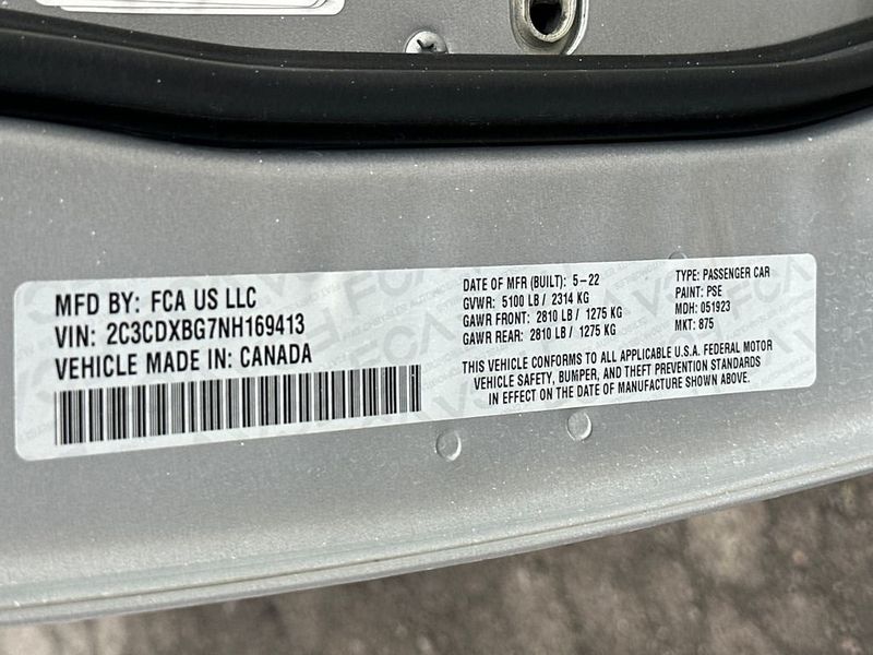 2022 Dodge Charger SXT RWD - 22994188 - 22