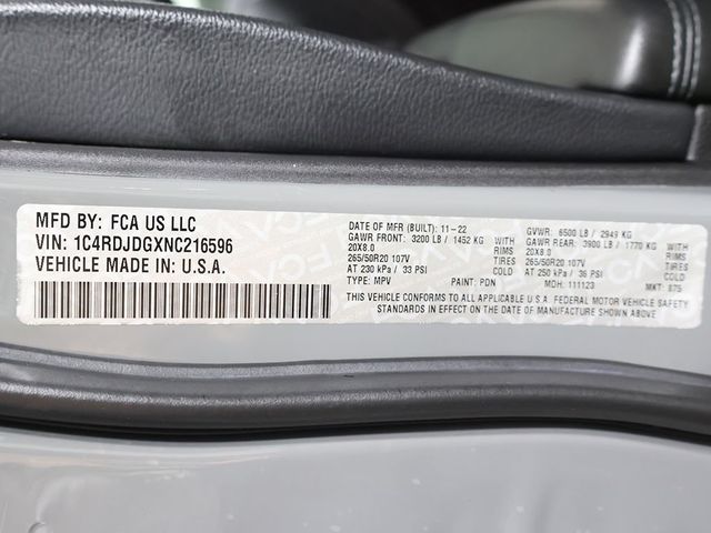 2022 Dodge Durango GT Plus AWD - 23033874 - 59