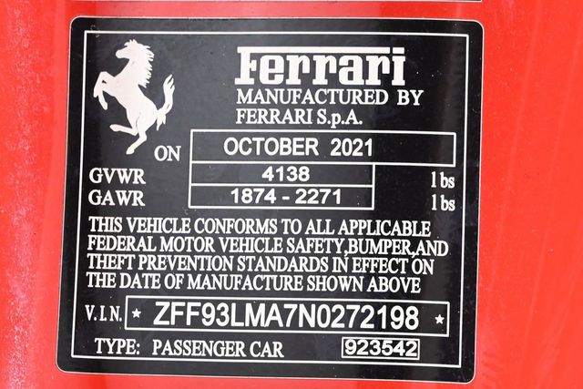 2022 Ferrari F8 Spider Base - 23000431 - 31