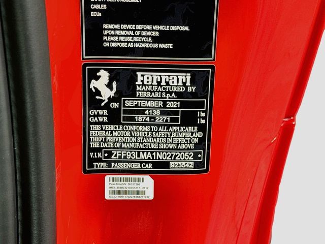 2022 Ferrari F8 Spider Convertible - 23063874 - 27