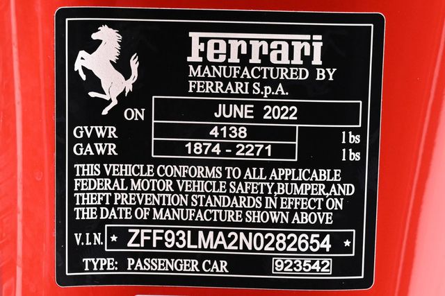 2022 Ferrari F8 Spider Convertible - 22929671 - 34