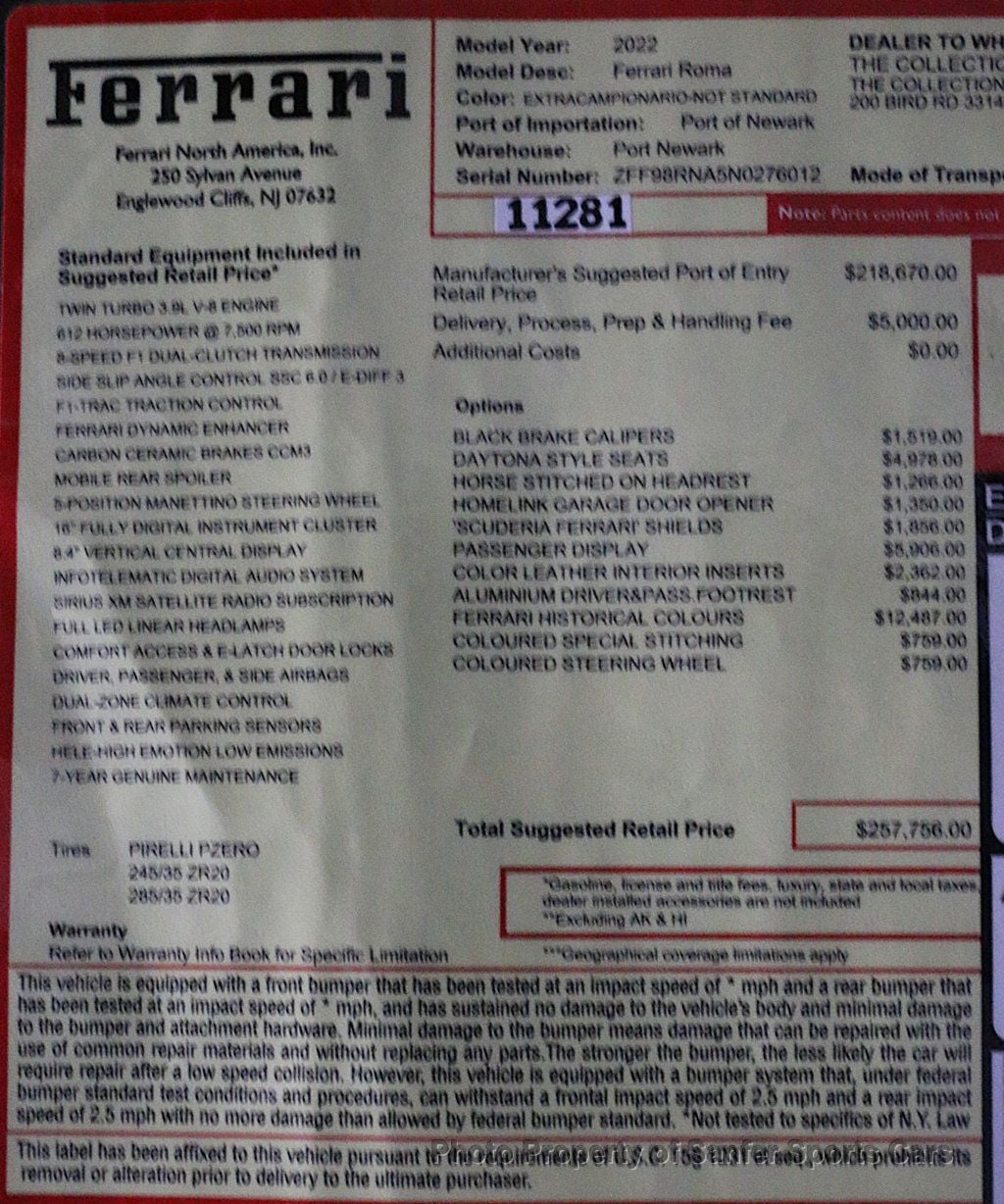 2022 Ferrari Roma Tailor Made 1 of 1 - 22983297 - 39