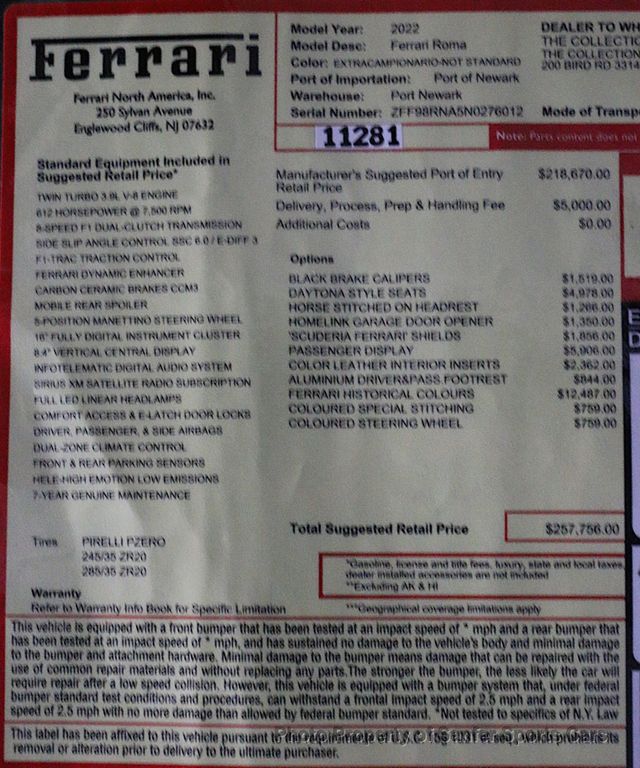 2022 Ferrari Roma Tailor Made 1 of 1 - 22983297 - 39