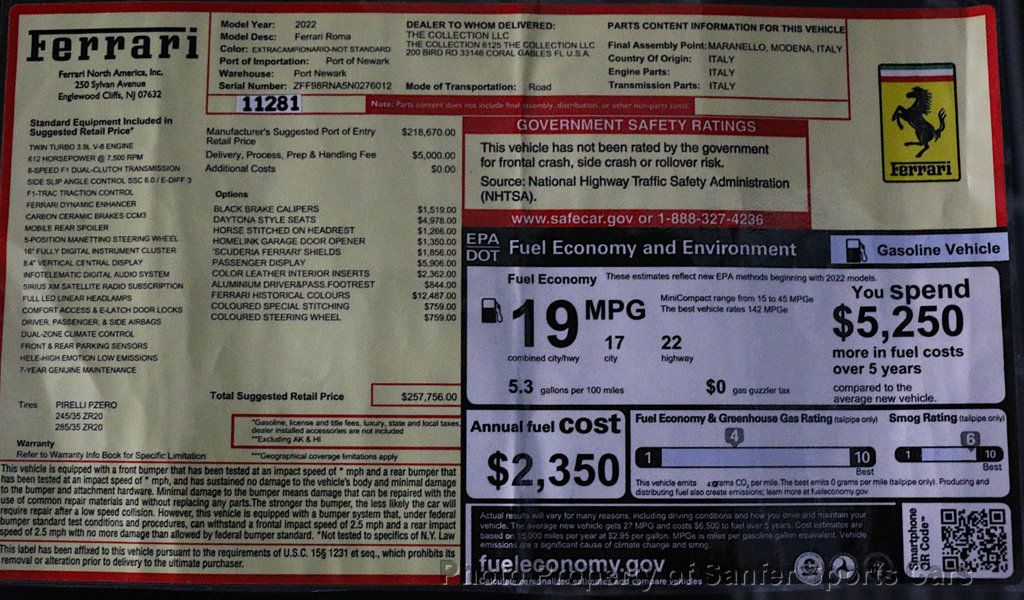 2022 Ferrari Roma Tailor Made 1 of 1 - 22983297 - 40