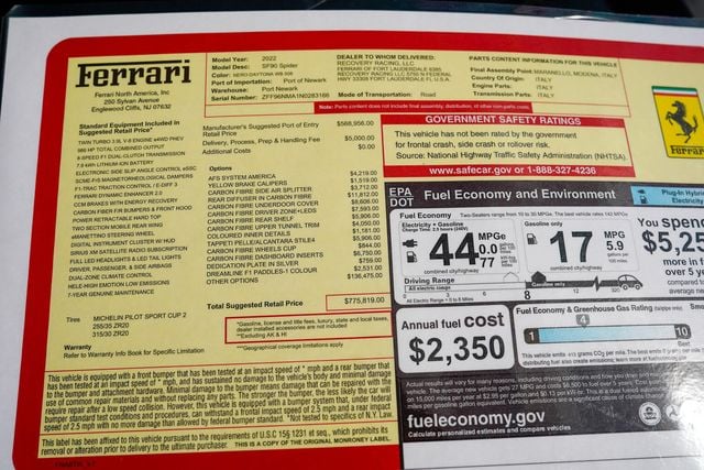 2022 Ferrari SF90 Spider Convertible - 22986484 - 96