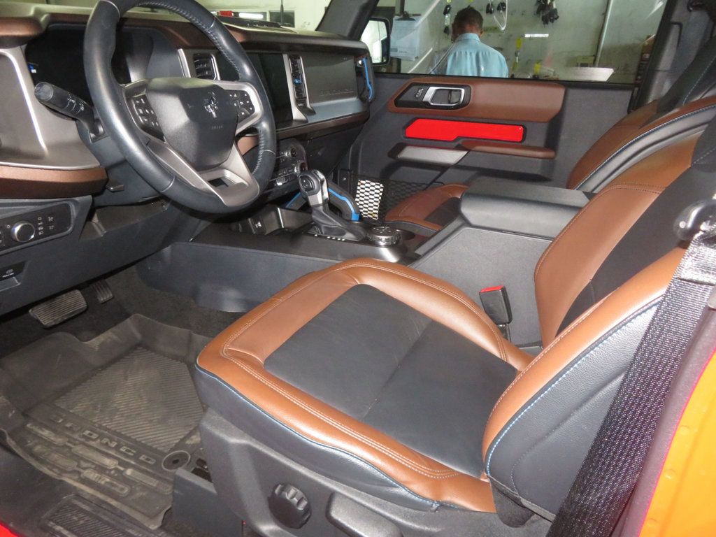 2022 Ford Bronco 1OWNER LIFTED OUTERBANKS 4X4 EXTAR CLEAN ONLY 12K MILES BAD BOY  - 22972625 - 18