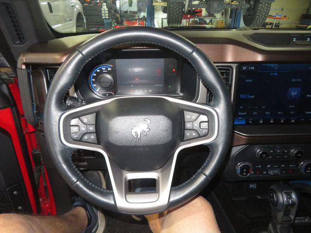 2022 Ford Bronco 1OWNER LIFTED OUTERBANKS 4X4 EXTAR CLEAN ONLY 12K MILES BAD BOY  - 22972625 - 28