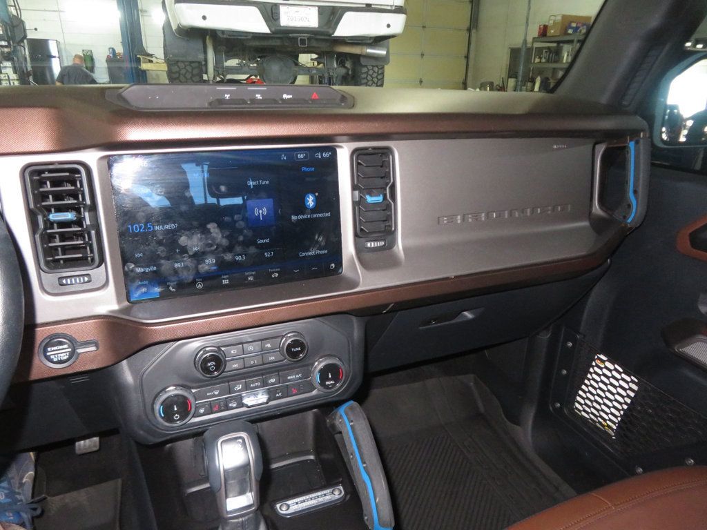 2022 Ford Bronco 1OWNER LIFTED OUTERBANKS 4X4 EXTAR CLEAN ONLY 12K MILES BAD BOY  - 22972625 - 29