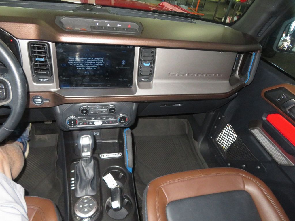 2022 Ford Bronco 1OWNER LIFTED OUTERBANKS 4X4 EXTAR CLEAN ONLY 12K MILES BAD BOY  - 22972625 - 31