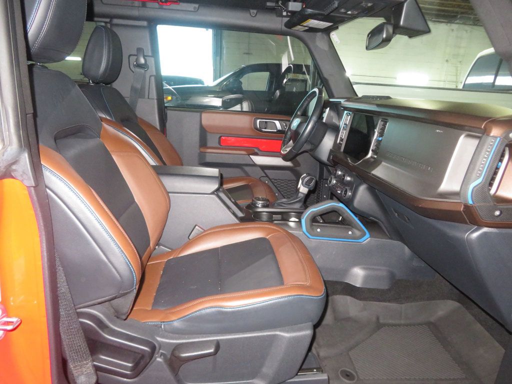 2022 Ford Bronco 1OWNER LIFTED OUTERBANKS 4X4 EXTRA CLEAN ONLY 12K MILES BAD BOY  - 22972625 - 24