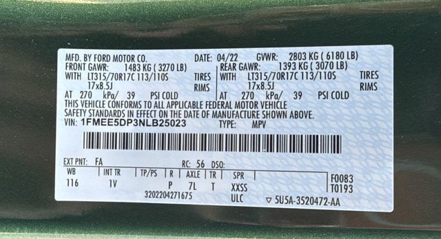 2022 Ford Bronco Badlands 4 Door Advanced Sasquatch Package - 23090455 - 39